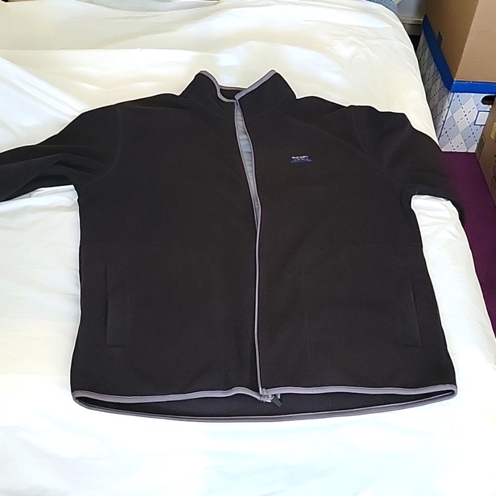 Old Navy Zip up light Jacket Size XL Black